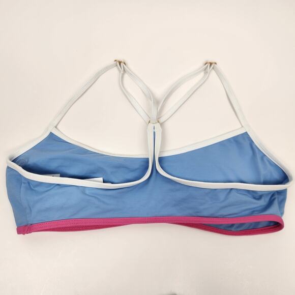 L*Space Pamela Bikini Top Racerback in Blue Size Large NWT - Picture 4 of 6